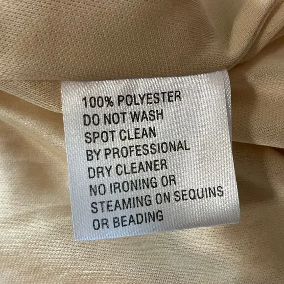 Mac Duggal Ombre Sequined Long Column Evening Gown Black and Gold Size 6 Dress - Picture 12 of 13